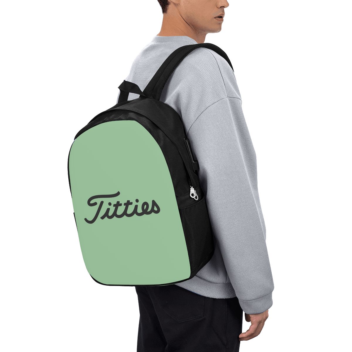 Laptop Bag - กระเป๋าเป้สะพายหลัง Titties Golf Ball สำหรับเดินทาง ใส่โน้ตบุ๊ก