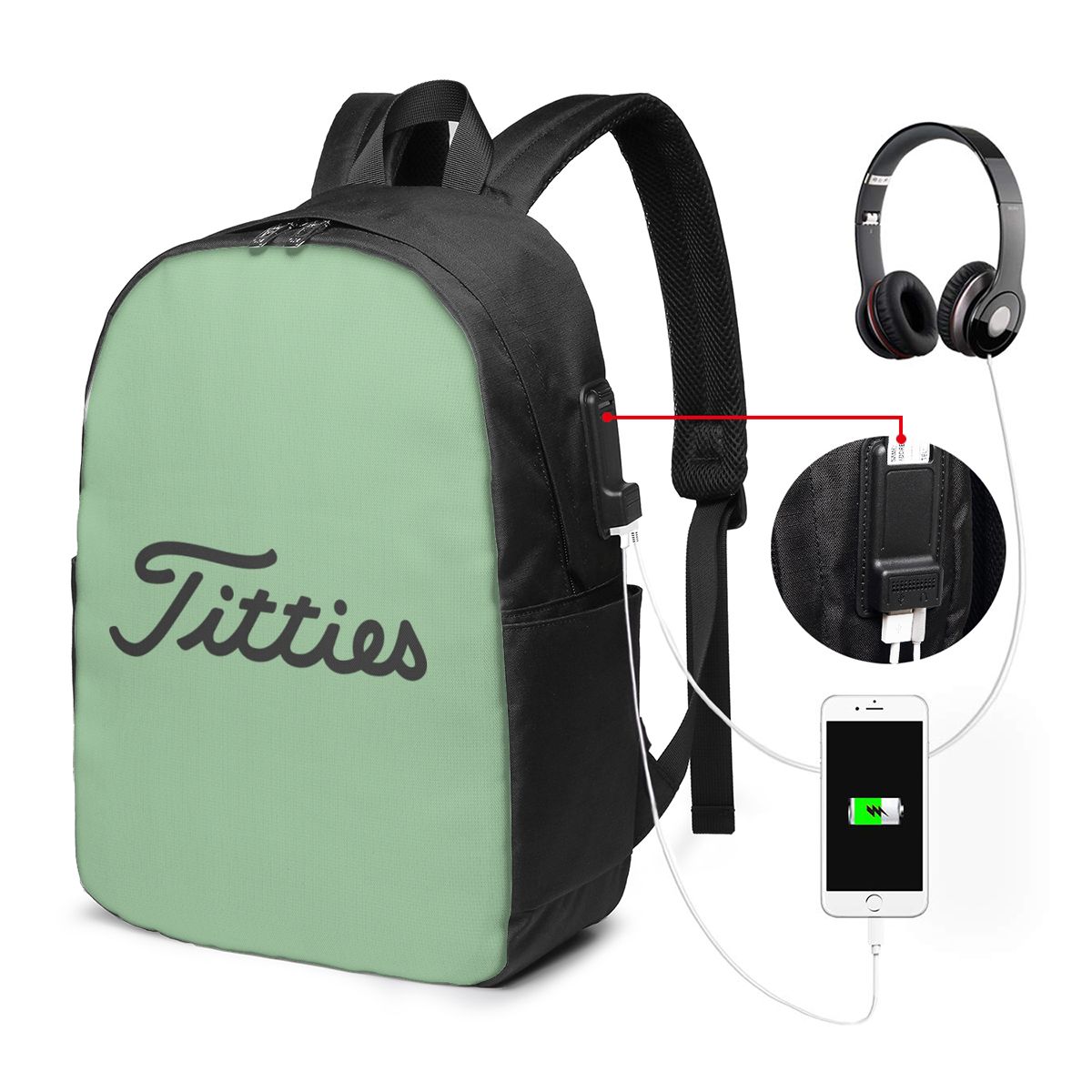 กระเป๋าเป้สะพายหลัง Titties Go - Laptop Bag บทวิจารณ์และราคา