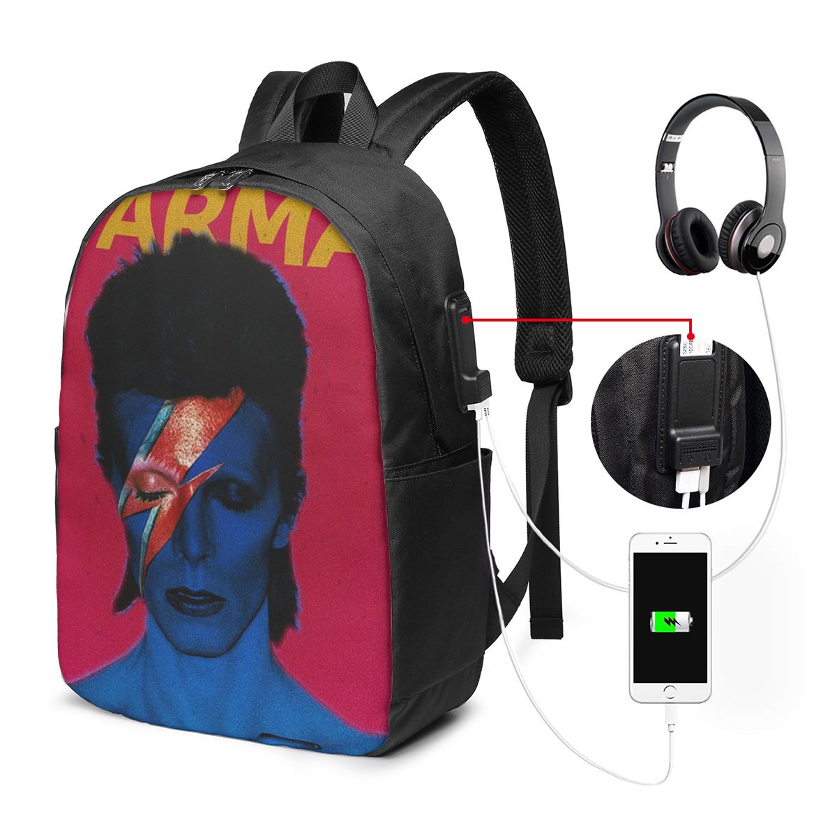 เดวิด โบวีด์กระเป๋าเป้สะพายหลั - Laptop Bag บทวิจารณ์และราคา