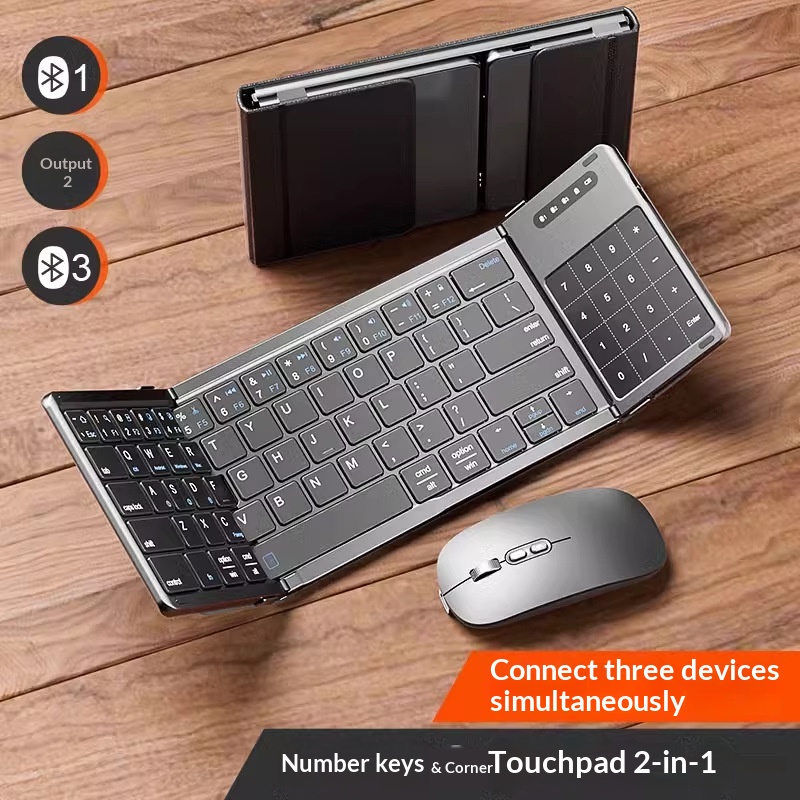 เม็งซู่ ไตร โฟลด์คีย์บอร์ดไร้ส - Laptop Mouse บทวิจารณ์และราคา